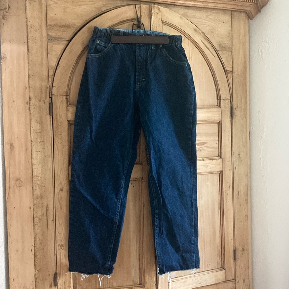 Vintage Dark Wash L.L. Bean straight leg jean size 10